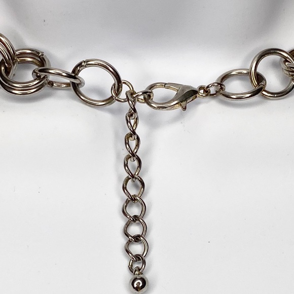 BOGO Gold Tone Mesh Chunky Link Statement Necklace - Picture 10 of 11